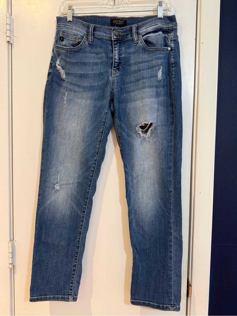 Judy Blue Boyfriend Fit Distressed Jeans